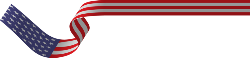 American flag ribbon png