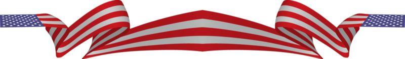 American flag ribbon png