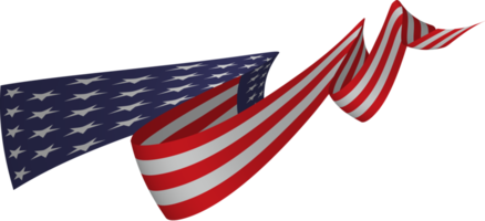 Amerikaanse vlag lint png