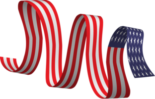 cinta de la bandera americana png