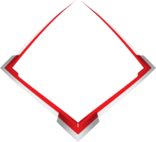 Indonesia flag frame png