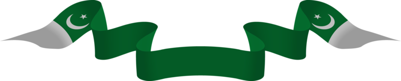 Pakistan flag ribbon png