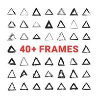 Collection of Textured Triangular Frames