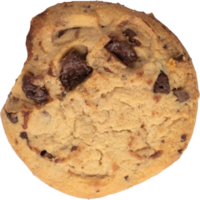 cutout cookie on transparent background.