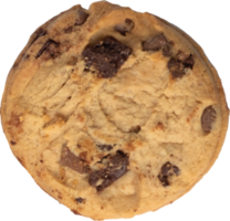 cutout cookie on transparent background.