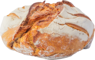 cutout sourdough bread on transparent background. png