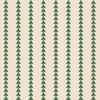 Vertical pattern with green triangles vector