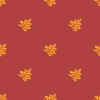 Autumn background. Seamless autumn leaves pattern. autumn maple leaves vector