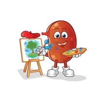 kidney cute vector