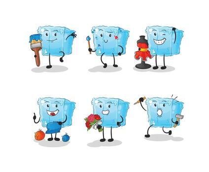 ice cube character vector