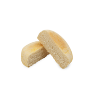 English Muffin bread cutout, Png file