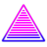 elementi astratti in stile retrò anni '80-'90. png