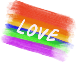 The love rainbow for lgbt or sexuality content png