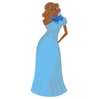 Fashion girl, women, model, doll. Design clothes, dresses. Wedding png