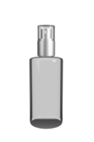 garrafa de spray de vidro beleza cosmética maquete em branco ilustração 3d