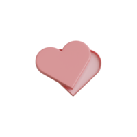 3D Valentine Love Object png