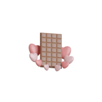 3d Isolated Things about Valentine png