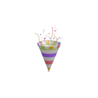 3d Isolated Things About Birthday Party png