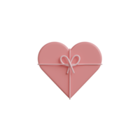 3d valentine kärlek objekt png