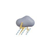 icône de pluie 3d png