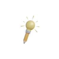 icona dell'idea 3d png