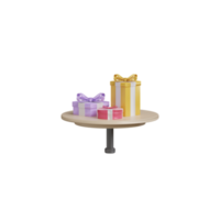 3D isolerade saker om födelsedagsfest png