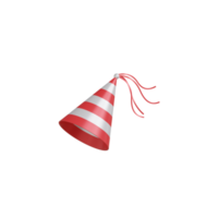 3D Birthday Hat Object png