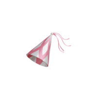 3D Birthday Hat Object png