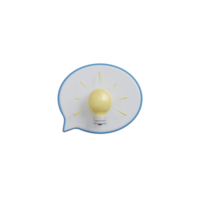 icono de idea 3d png