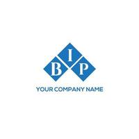 BIP letter logo design on WHITE background. BIP creative initials letter logo concept. BIP letter design. vector