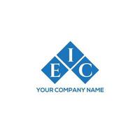 EIC letter design.EIC letter logo design on WHITE background. EIC creative initials letter logo concept. EIC letter design.EIC letter logo design on WHITE background. E vector