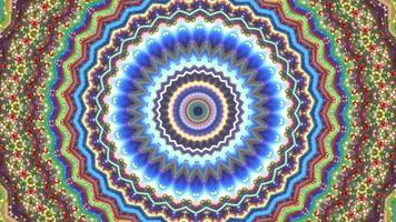 Abstract textural multicolored background kaleidoscope video