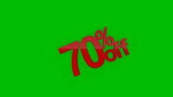 venda de ícone de animação de tela verde desconto de 70 persen