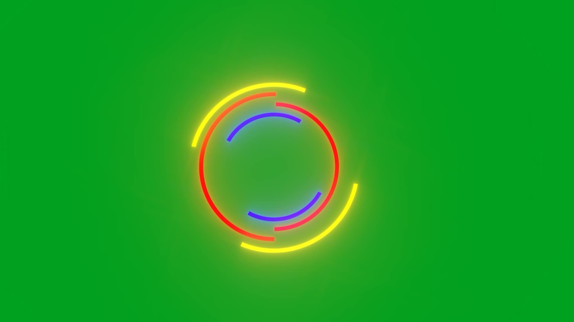 green screen animation loading red, blue, yellow rotating led light  10176742 Stock Video at Vecteezy