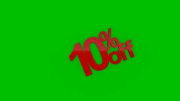 Green Screen Animation Icon Verkauf 10 Pers. Rabatt video