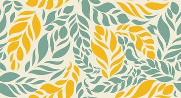 Abtract botanical leave Background. vector