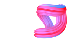 3D abstracte kunst png