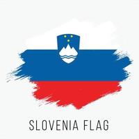 grunge, eslovenia, vector, bandera vector