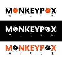 Monkey Pox Virus  Text. Vector Text of Monkey Pox Virus