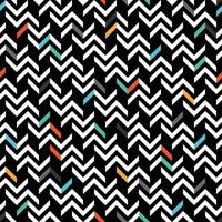 Seamless Zigzag Geometry Pattern Swatch vector