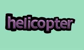 HELICOPTER background writing vector design