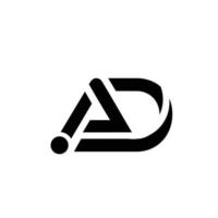 Initial A and D letter logo. modern vector Logo Design template element Pro Vector