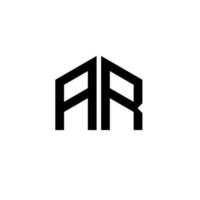 AR initial letter logo design vector. Pro Vector