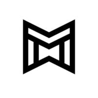 Simple Letter M Logo Design Template Pro Vector
