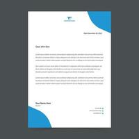 Professional A4 Letterhead Template Free Vector