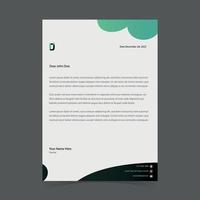 Professional A4 Letterhead Template Free Vector