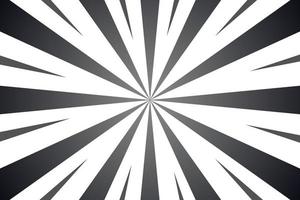 Vector black and white sunburst abstract background design