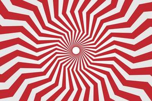 spiral red and white color abstract background vector