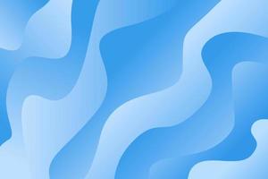 Gradient modern abstract background wave style, blue color vector