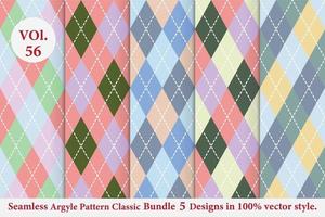 Argyle Pattern vector ,Fabric texture background